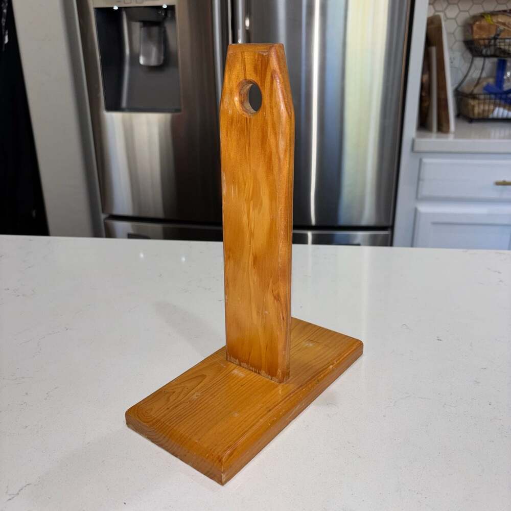Vintage Wooden Stacking Mug Tree Stand (Rodolfo Padilla?)